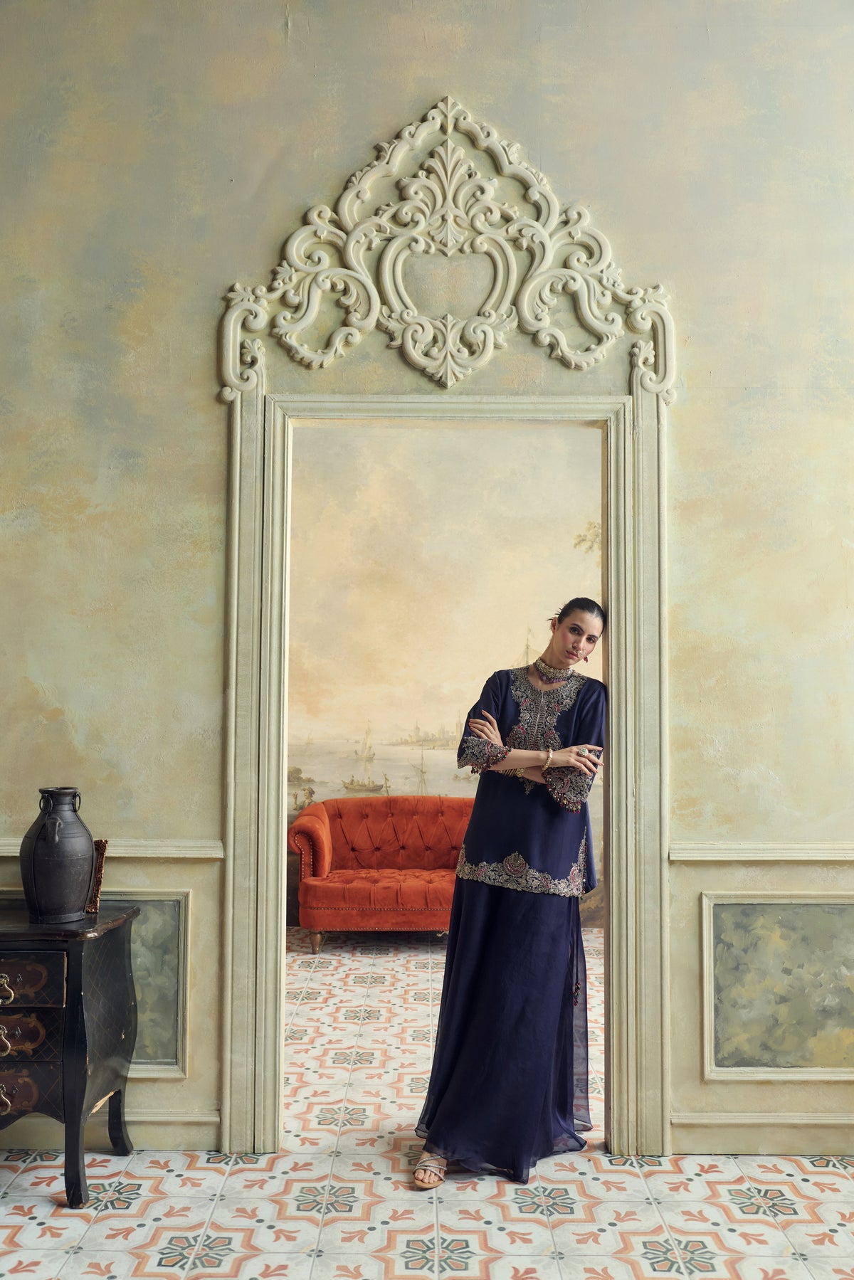 RS Kalamkari Short Suit