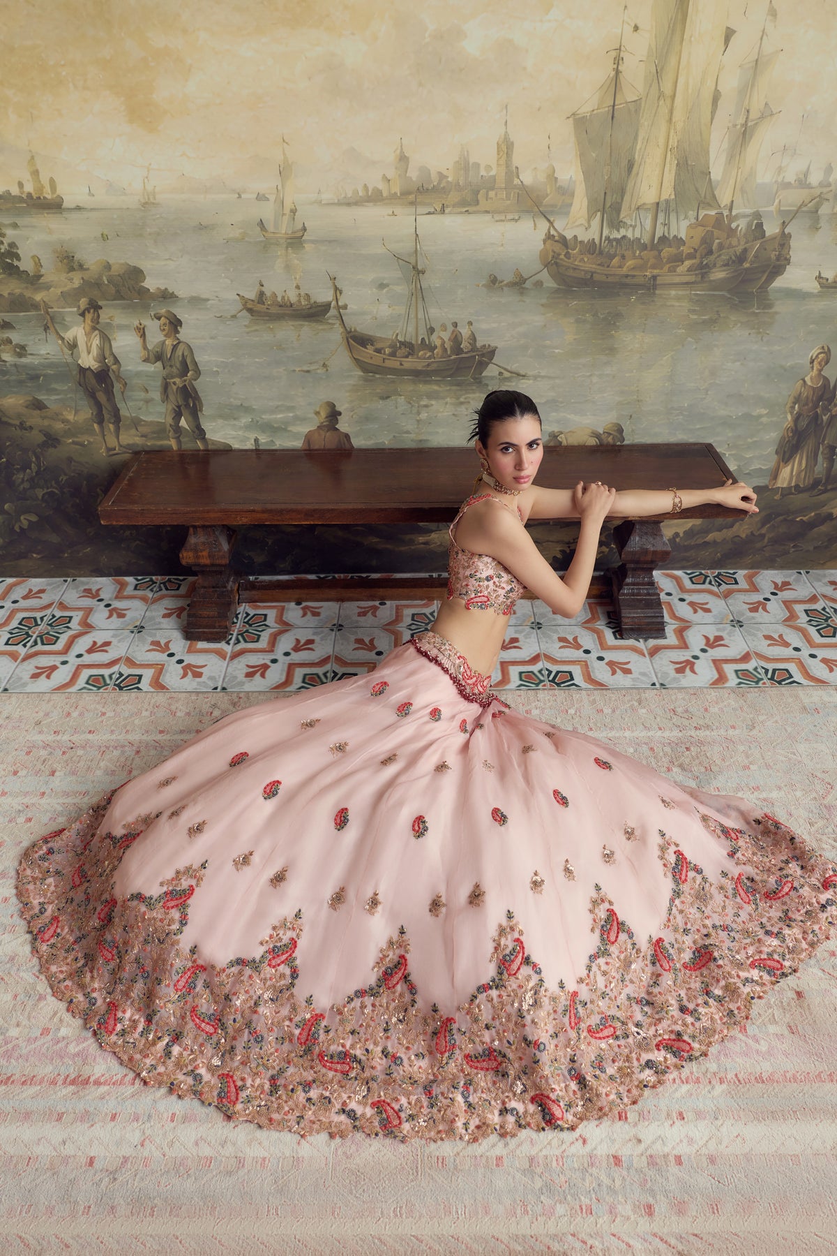 AV Multithread Lehenga