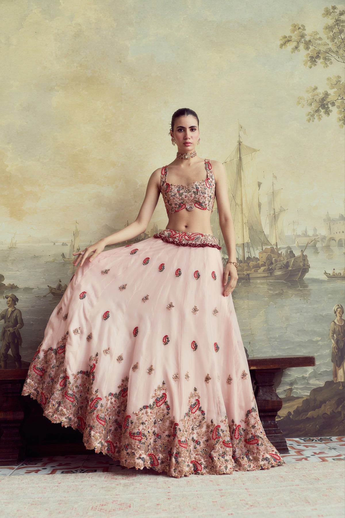 AV Multithread Lehenga
