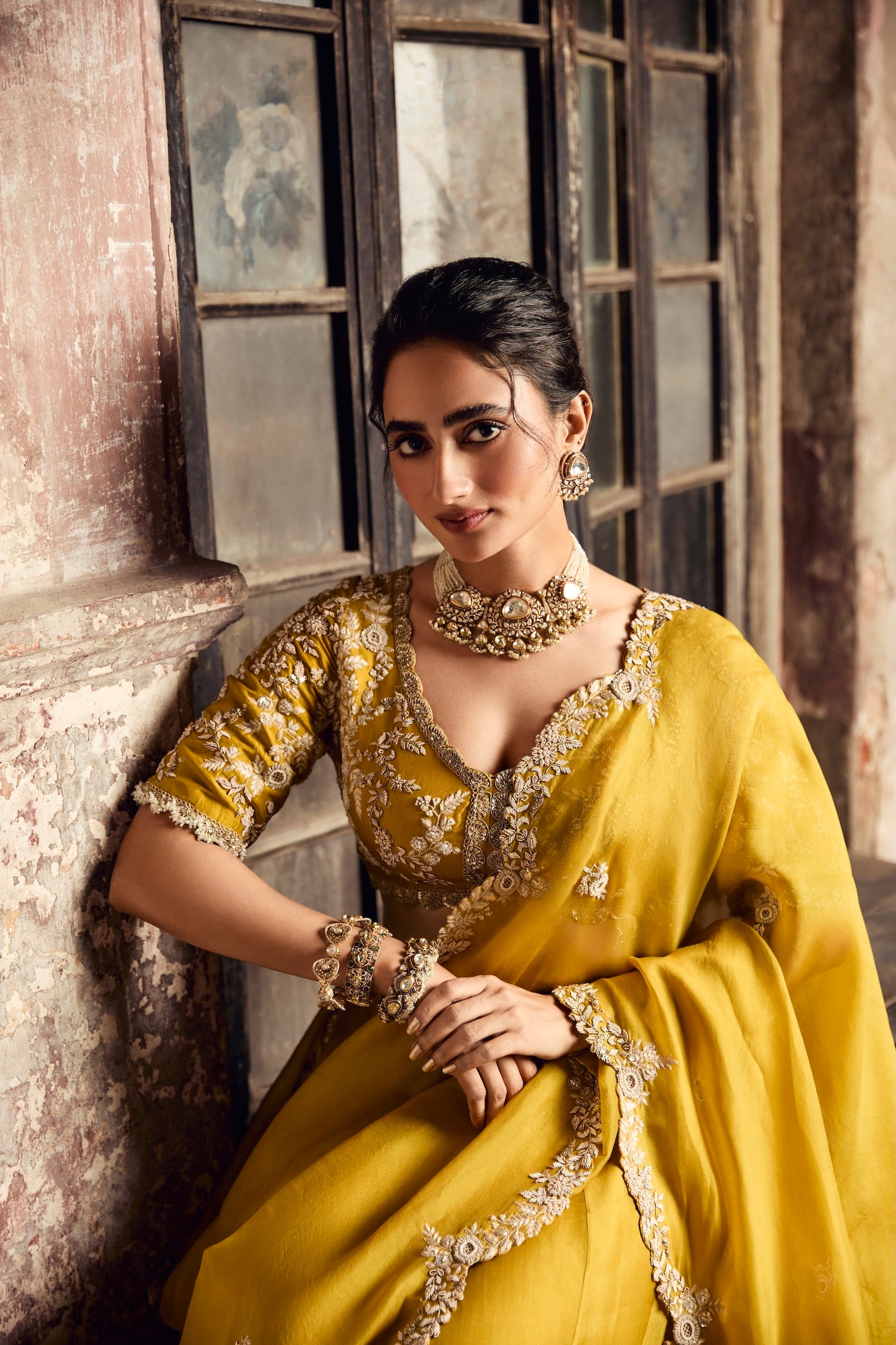 AV Moti Resham 4 Kali Skirt Set