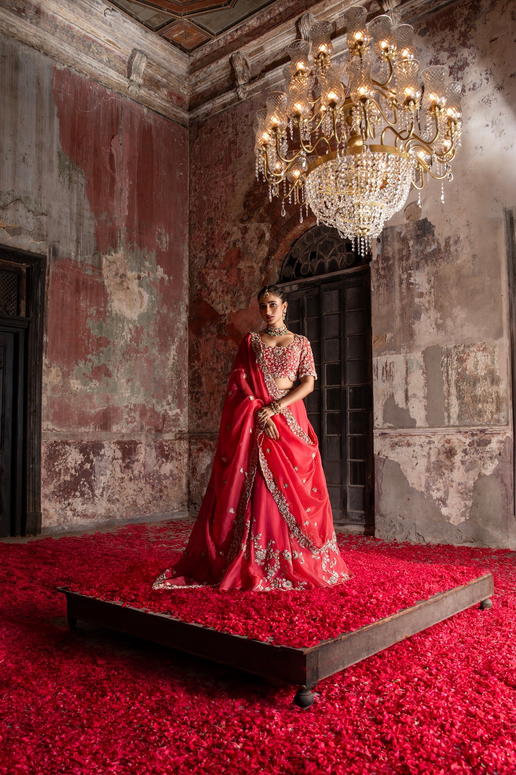 AS Resham Moti Lehenga