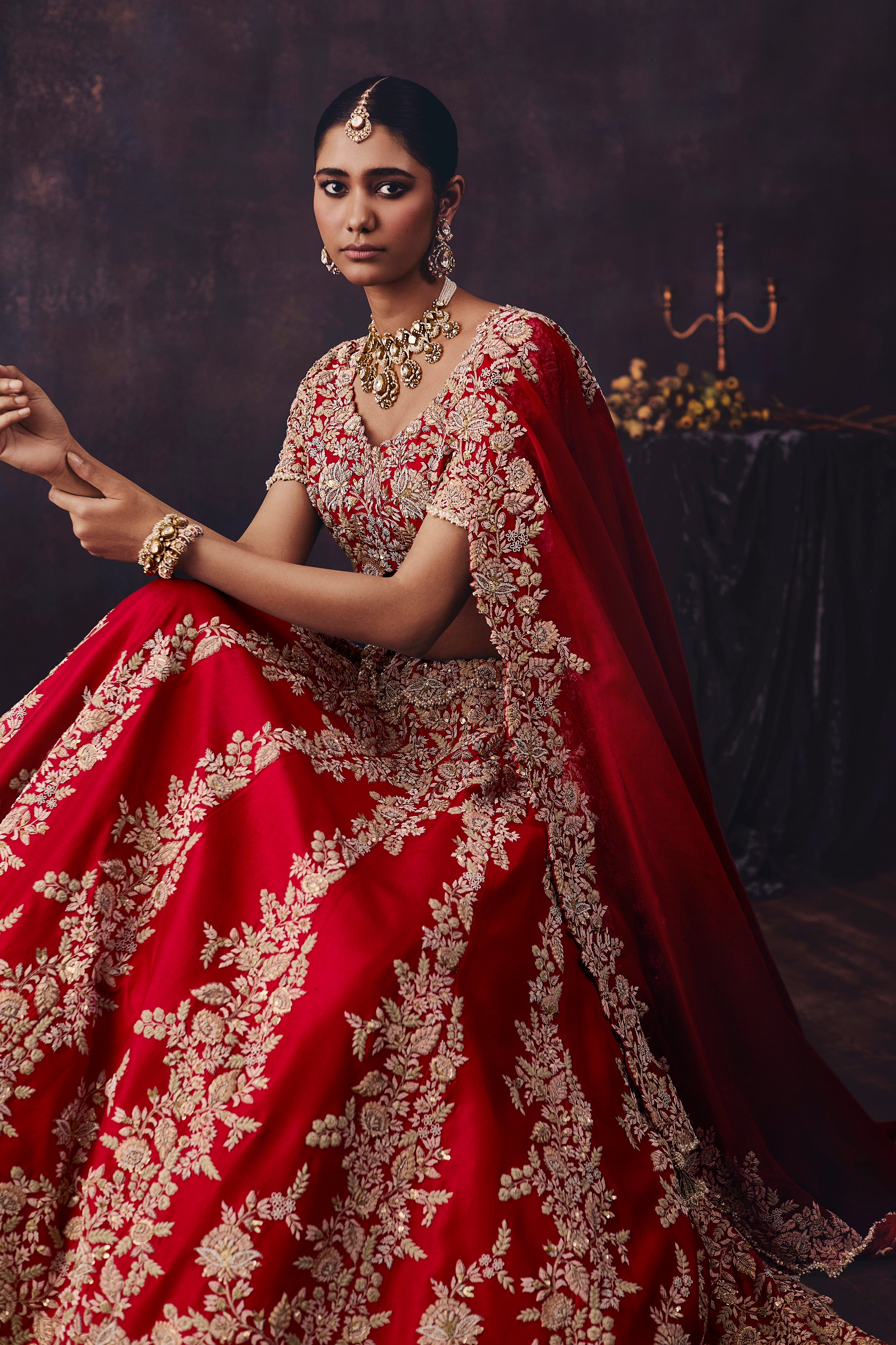 AS Maal Resham Lehenga