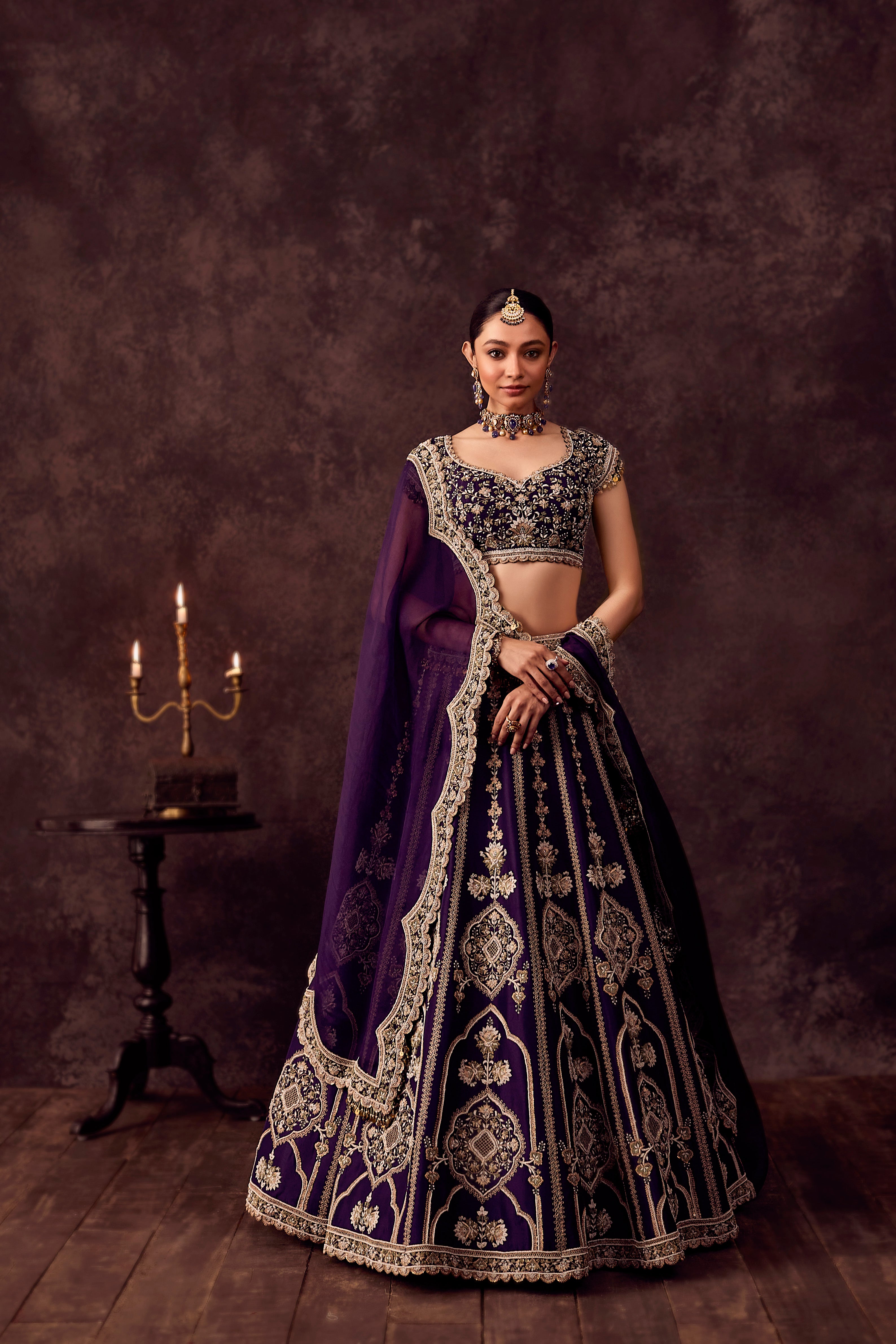 SN Maal Resham Lehenga