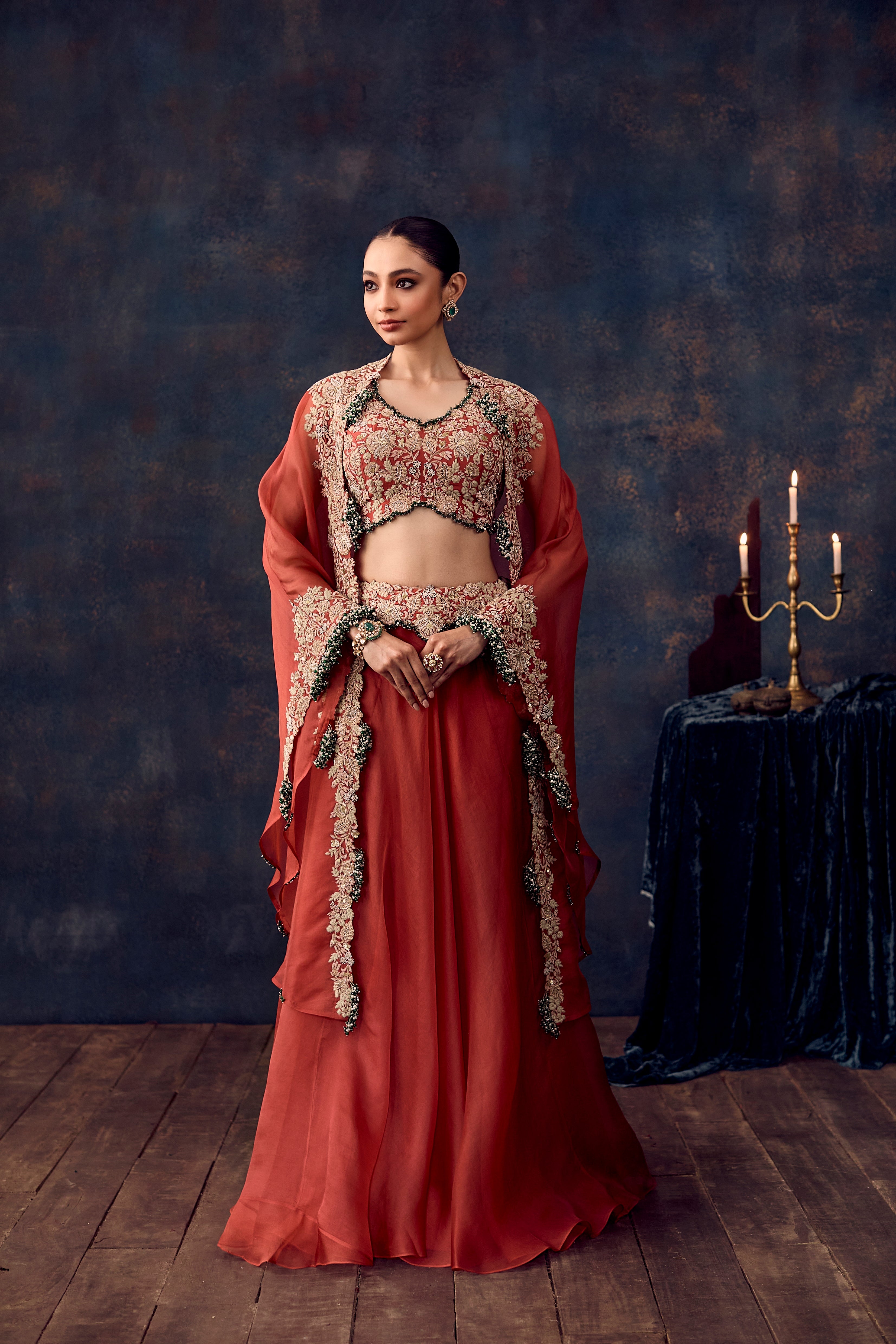 AS Maal Resham Skirt Set
