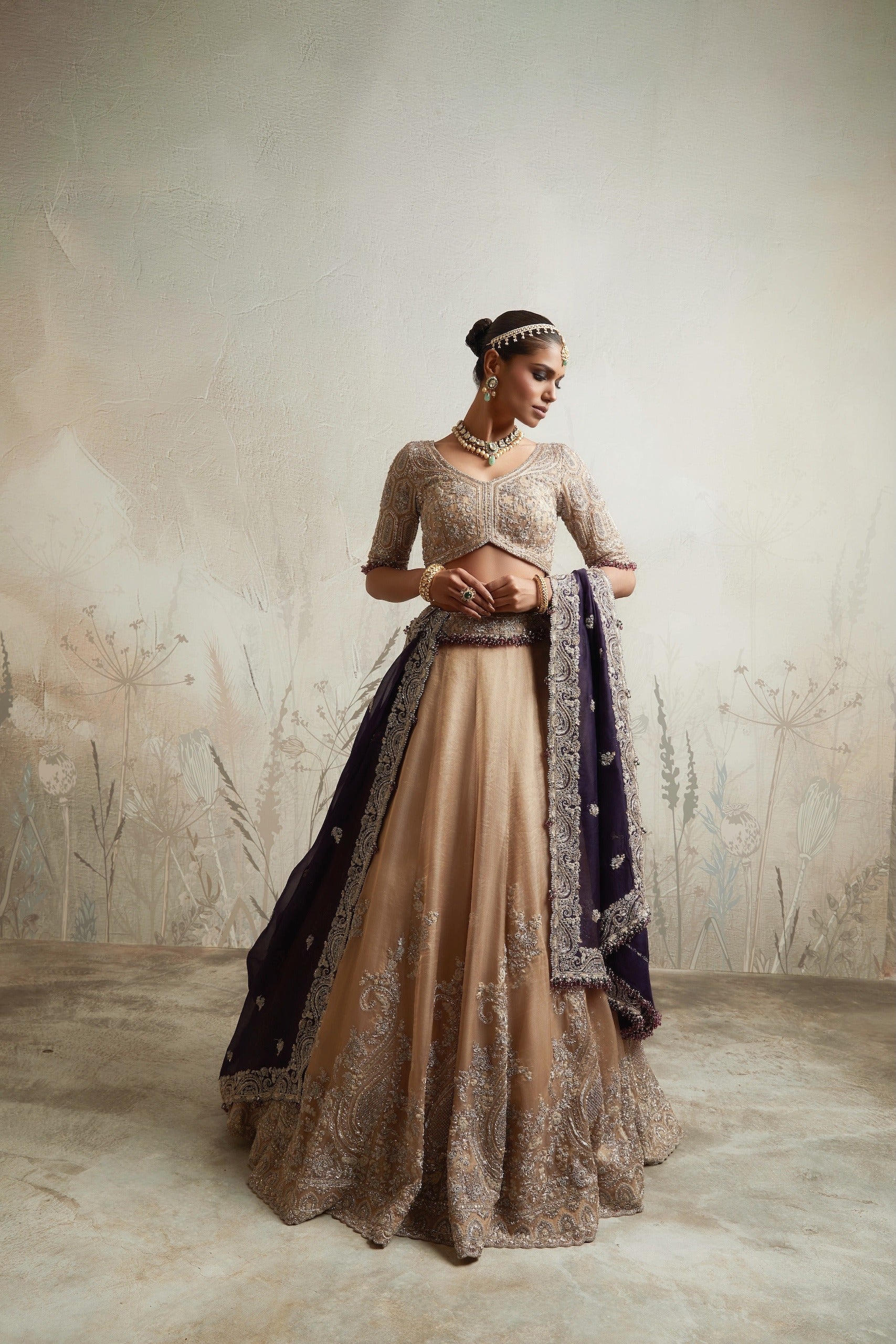 AS Maal Resham Lehenga