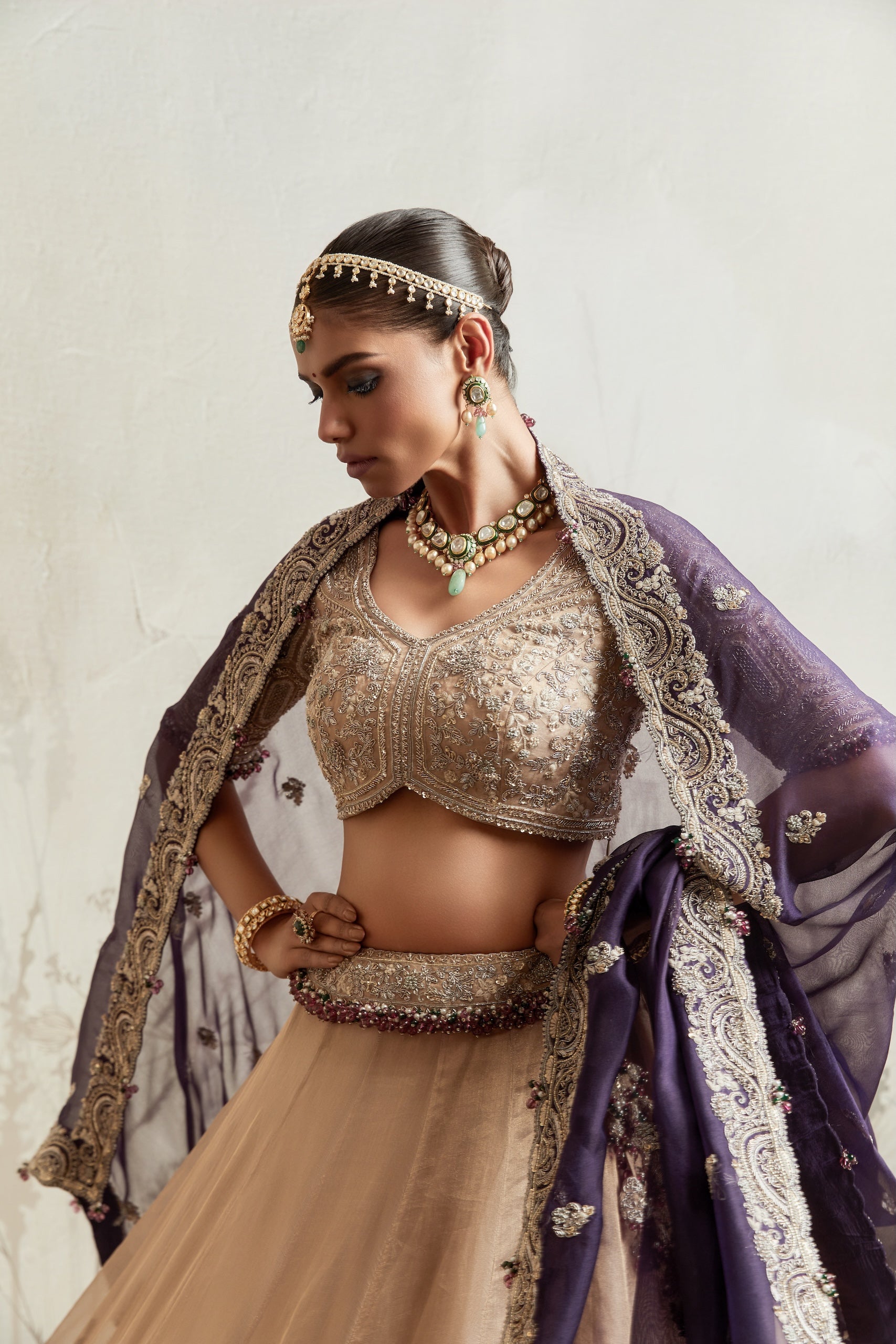 AS Maal Resham Lehenga