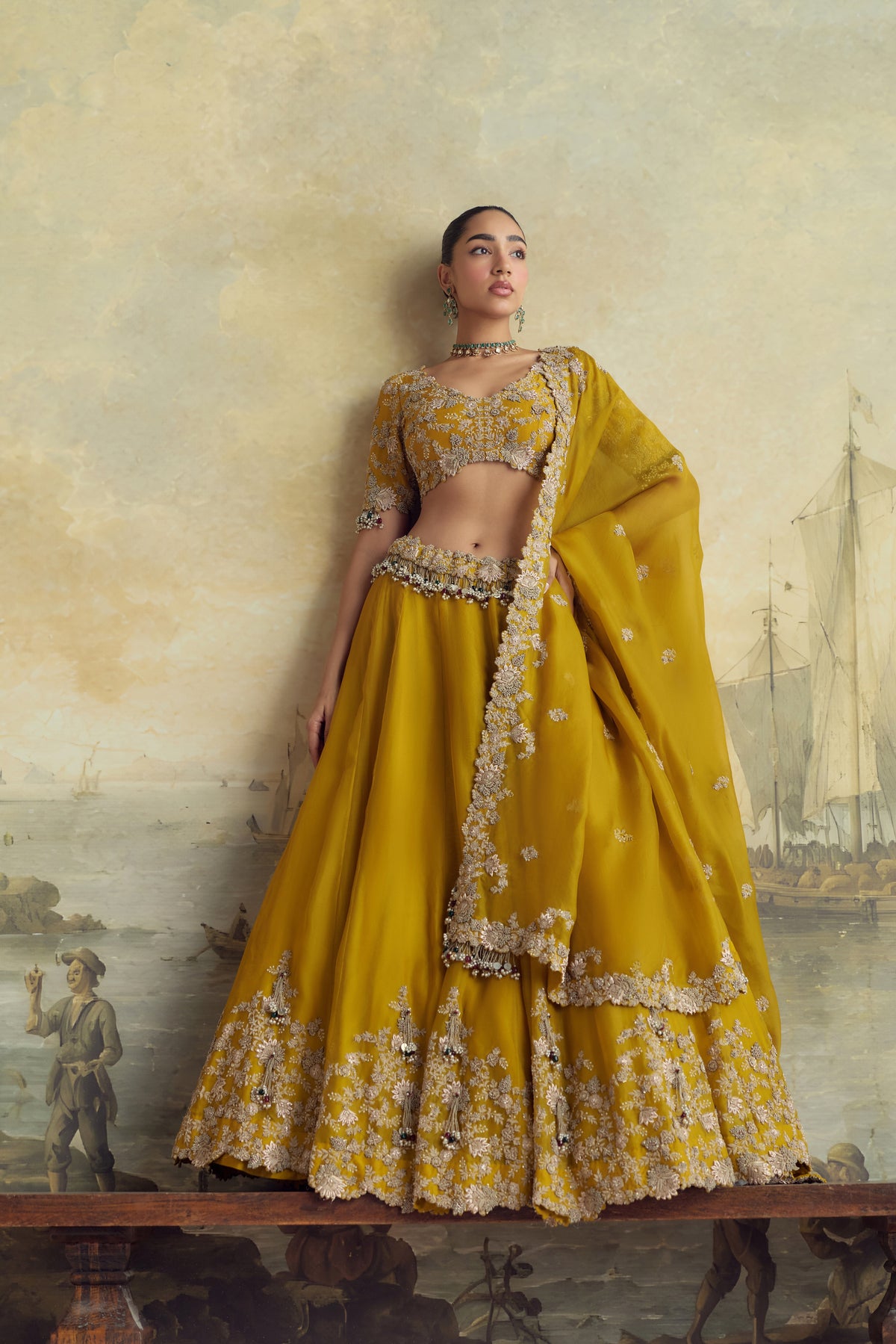 UP Moti Resham Lehenga