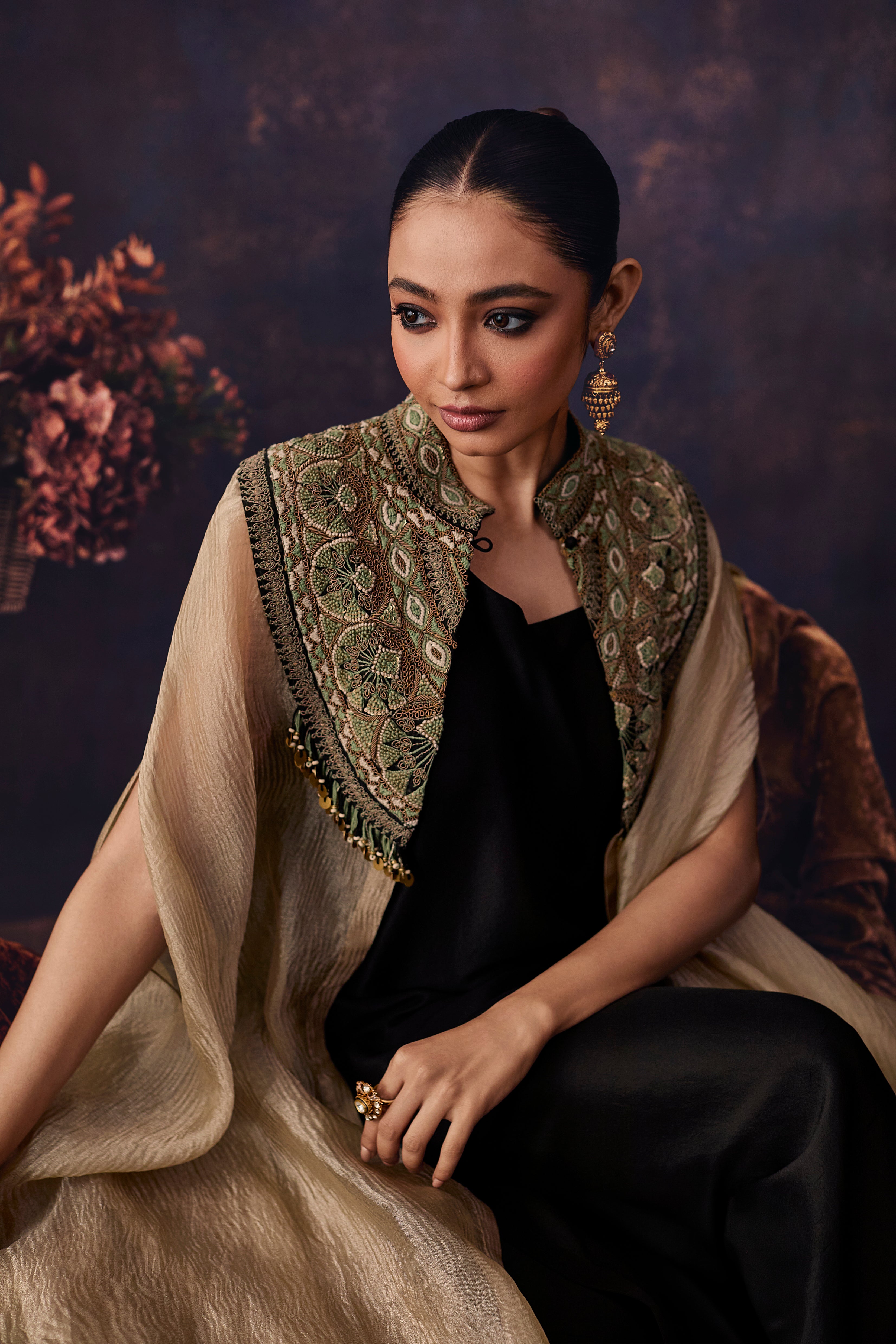 AV Dori Crushed Tissue Jacket Set