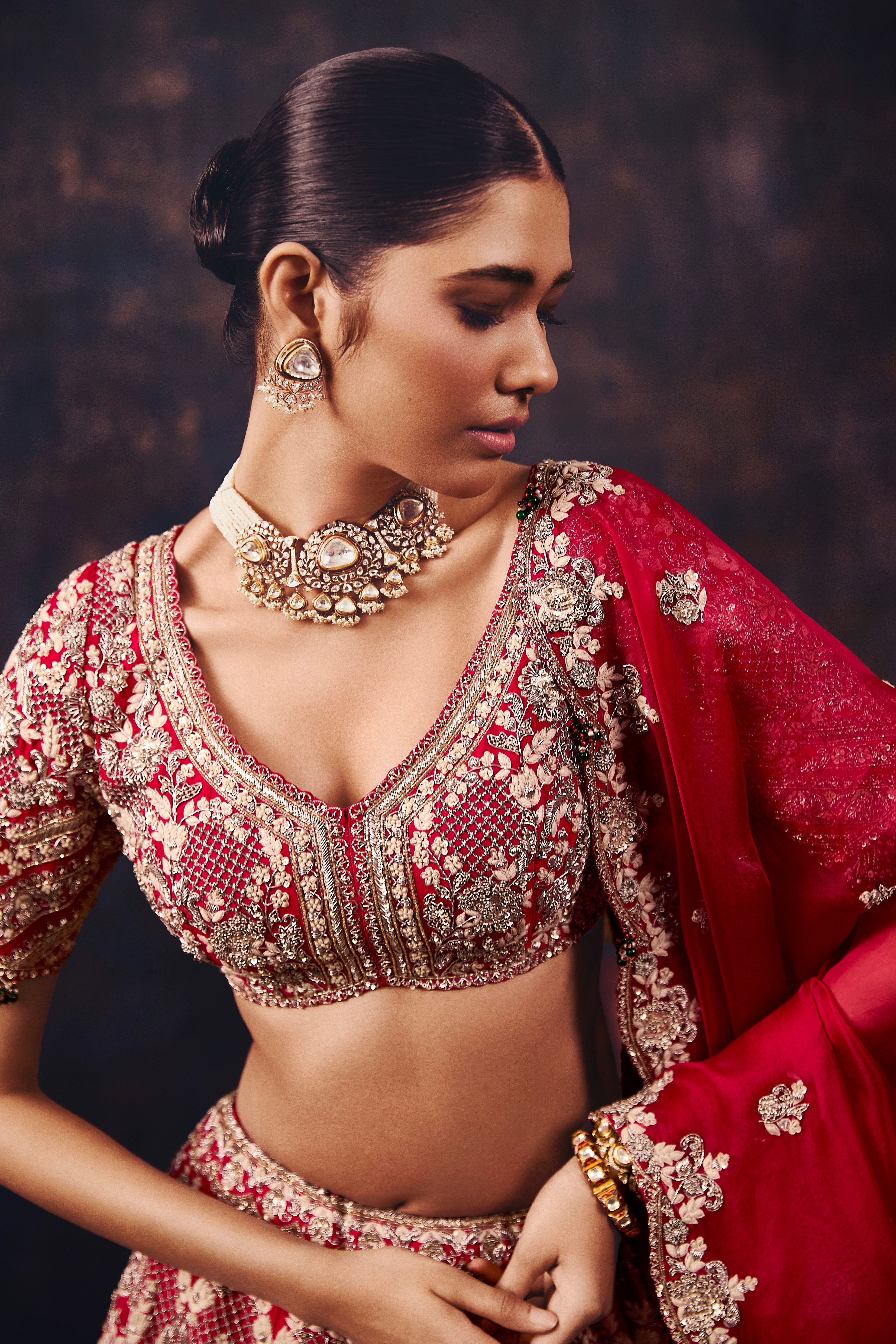 SN Mirror Lehenga