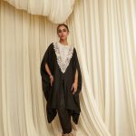 AS Resham V Neck Kaftaan