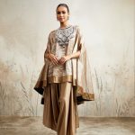 SN Dori Tissue Umbrella Kaftaan